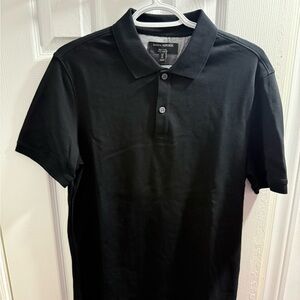 Banana Republic Classic Black Polo Shirt